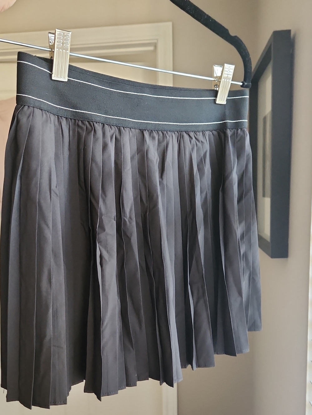 Zenana Pleated Black Women’s Skort